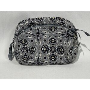 Vera Bradley Women's Quilted-Plaza Tile Pattern Cosmetic Travel Bag